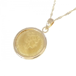 K18YG(枠)/750YG Dây chuyền đồng xu - Hàng hiệu Authentic 857916