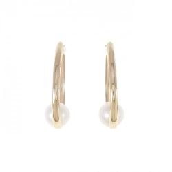 K10YG Bông tai ngọc trai nước ngọt 6.9mm - Hàng hiệu Chính hãng