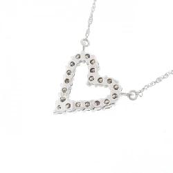 K18WG Dây chuyền kim cương hình trái tim 0.50CT - Hàng hiệu chính hãng 858670