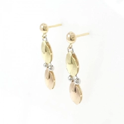 K18 Ba màu Bông tai - Hàng hiệu Chính hãng 870516