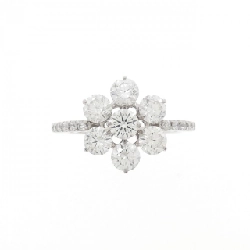 Nhẫn kim cương hoa K18WG 1.31CT 667472