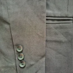 Áo Blazer/ áo vest nam nữ unisex màu đen size L còn tốt 999618