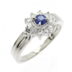 Nhẫn Sapphire PT900 0.15CT - Hàng hiệu Chính hãng
