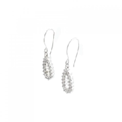 K18WG Bông tai kim cương - Hàng hiệu Authentic 868982