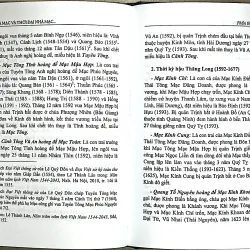 NHÀ MẠC VÀ VƯƠNG TRIỀU MẠC - TRẦN THỊ VINH Hơn 20 năm nghiên cứu & nhận thức 1030857