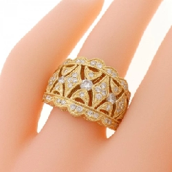 Nhẫn kim cương K18YG 0.85CT 670914