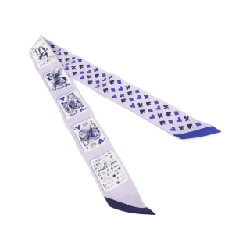 Khăn quàng cổ JEU DE CARTES của Hermès - Hàng hiệu Authentic