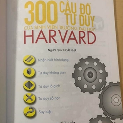 Sách 300 Câu đố tư duy của sinh viên trường đại học Harvard - Hoài Nha dịch 307257