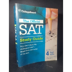 The official SAT Study Guide mới 80% bẩn bìa, ố vàng, tróc gáy  HCM0906 NGOẠI VĂN