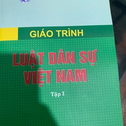 Giáo trình luật dân sự việt nam (tập 1 )