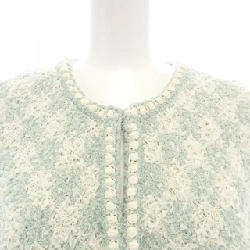 【Mã giảm giá】Áo khoác không cổ CHANEL 643366