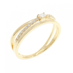 【Sản phẩm mới】Nhẫn kim cương K18YG 0.15CT