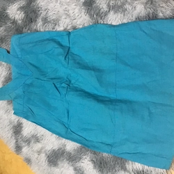 Đầm linen xanh 524694