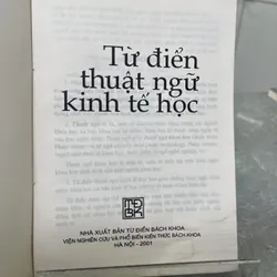 TỪ ĐIỂN THUẬT NGỮ KINH TẾ HỌC 732263