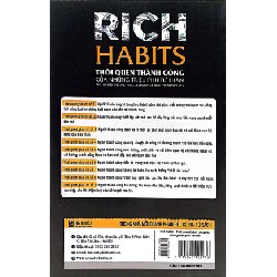 Rich Habits - Thói Quen Thành Công Của Những Triệu Phú Tự Thân - Thomas C. Corley 163412