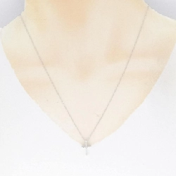 K18WG Dây chuyền kim cương hình chữ thập - Hàng hiệu Authentic 862840