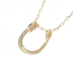 K10YG Nhẫn ngựa kim cương dây chuyền 0.01CT - Hàng hiệu Chính hãng 857162