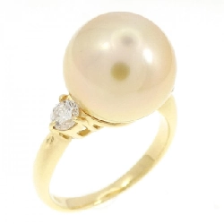 Nhẫn ngọc trai trắng K18YG 11.5mm