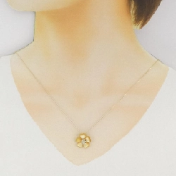 K18YG Hoa Mẹ Ngọc Trai Dây Chuyền - Hàng hiệu Chính hãng 860362