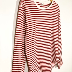 Áo Thun Kẻ Sọc Màu Đỏ Nhật Brand Uni , chất cotton 

 479571