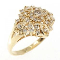 Nhẫn kim cương K18YG 0.30CT