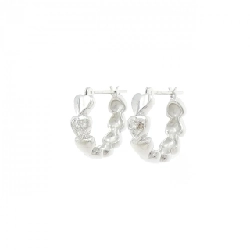 K14WG Bông tai kim cương hình trái tim 0.06CT - Hàng hiệu Chính hãng 870138