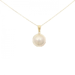 K18YG Mabe Pearl Necklace - Hàng hiệu Authentic