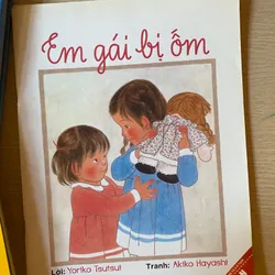 Sách Ehon: Em gái bị ốm  - Yoriko Tsutsui mới 80%