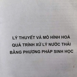 LÝ THUYẾT VÀ MÔ HÌNH HÓA QUÁ TRÌNH XỬ LÝ NƯỚC THẢI BẰNG PHƯƠNG PHÁP SINH HỌC 505204