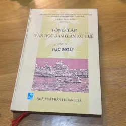 Tổng Tập Văn Học Dân Gian Xứ Huế - Tập IV Tục Ngữ