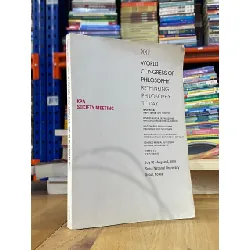 World Congress of Philosophy : Rethinking Philosophy Today 562645