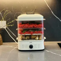 Nồi hấp UNIE UE560 dung tích lớn 18L, 3 tầng hấp, 12 tính năng tiện lợi 798249