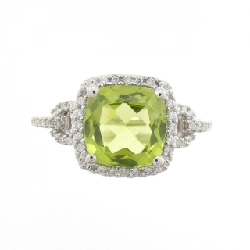 Nhẫn Peridot K18WG - Hàng hiệu Authentic 852767