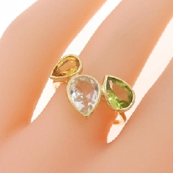 Nhẫn đá màu K18YG 668114