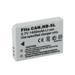 PIN MÁY ẢNH CANON NB-5L CHO CANON POWERSHOT S100, S110, S200, S230, SX200IS 711407