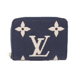 Ví tiền xu Louis Vuitton hai màu Monogram Empreinte Zippy M83606