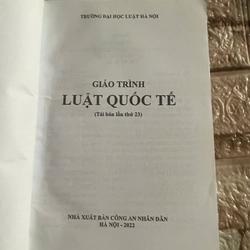 Giáo trình luật quốc tế - - Sách Luật Việt Nam 460523