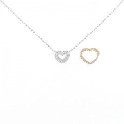 K18PG/K18WG 2WAY Mặt Dây Chuyền Hình Trái Tim Đính Kim Cương 0.09CT - Hàng hiệu Chính Hãng 860199