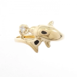 Nhẫn kim cương K18YG Dolphin 0.04CT - Hàng hiệu Authentic 852236