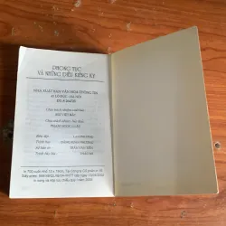 PHONG TỤC VÀ NHỮNG ĐIỀU KIÊNG KỊ - MỘT TRĂM ĐIỀU NÊN BIẾT VỀ PHONG TỤC VIỆT NAM  786499