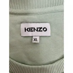 Áo sweater Kenzo màu xanh lá nhạt thêu đầu hổ size XL 729289