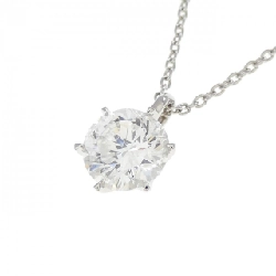 Dây chuyền kim cương Solitaire PT900/PT850 1.037CT F I1 Tốt - Hàng hiệu Chính hãng 874001