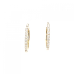 K18YG Khuyên tai kim cương 0.802CT - Hàng hiệu Chính hãng 871916