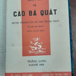 LUẬN ĐỀ VỀ CAO BÁ QUÁT 275199