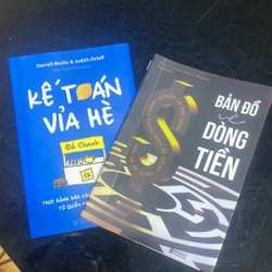 Sách Kế Toán Vỉa Hè + Bản Đồ Về Dòng Tiền + Mới 95%