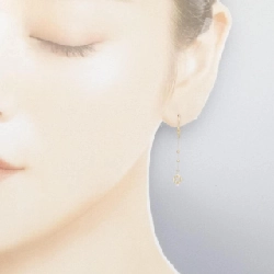 K18YG Bông tai kim cương 0.08CT - Hàng hiệu Chính hãng 877307