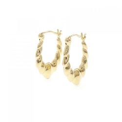 K18YG Bông tai - Hàng hiệu Authentic