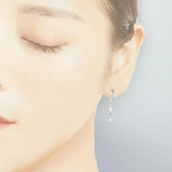 K18WG Bông tai kim cương 0.12CT - Hàng hiệu Chính hãng 868150