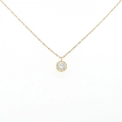 K18YG Dây chuyền kim cương 0.411CT - Hàng hiệu Authentic