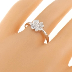 Nhẫn kim cương hoa K18WG 0.08CT - Hàng hiệu Authentic 854457